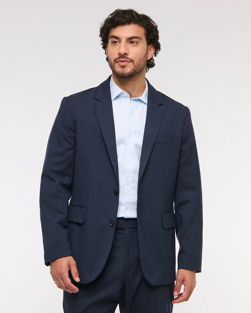 The A&F Collins Athletic Fit Linen-Blend Blazer