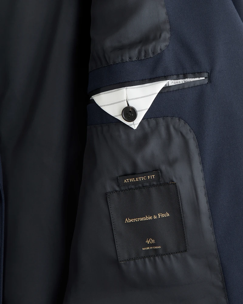 The A&F Collins Athletic Fit Linen-Blend Blazer