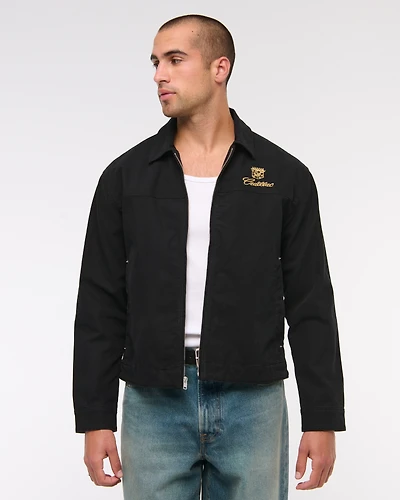 Cadillac Cropped Zip Workwear Jacket