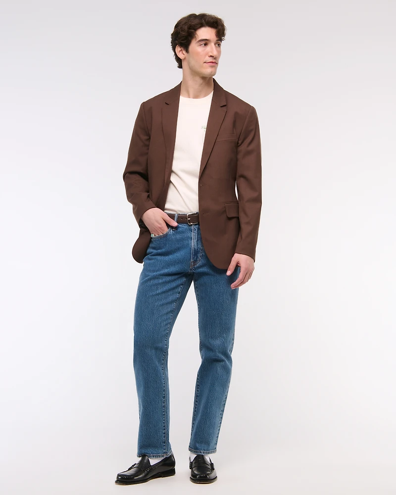 The A&F Collins Slim Seersucker Blazer