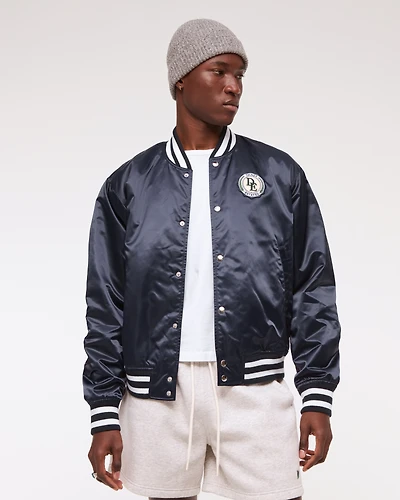 Vol. 28 Danzy Satin Varsity Bomber