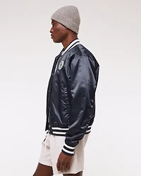 Vol. 28 Danzy Satin Varsity Bomber