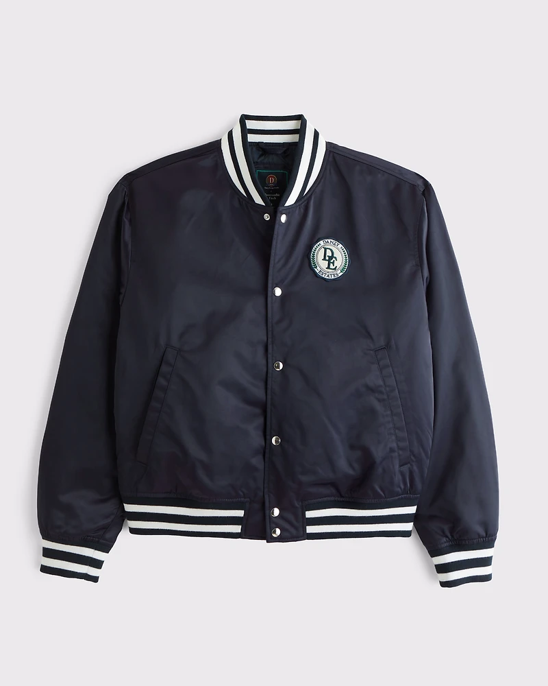 Vol. 28 Danzy Satin Varsity Bomber