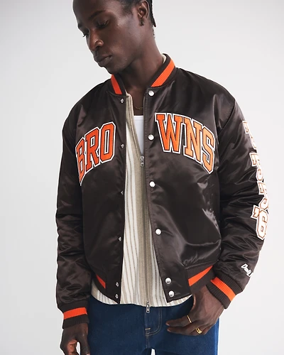 Cleveland Browns Varsity Bomber Jacket