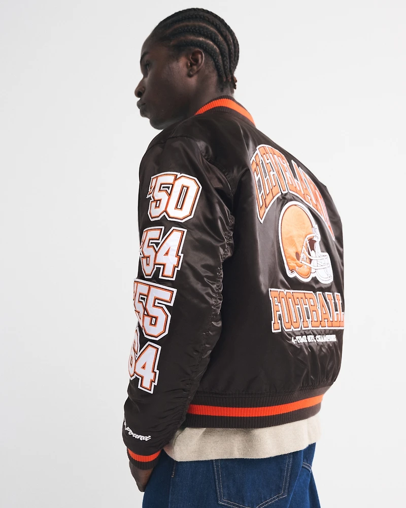 Cleveland Browns Varsity Bomber Jacket