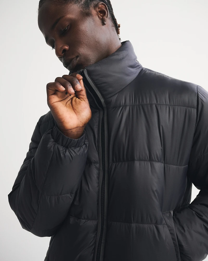 A&F AirCloud Mockneck Puffer