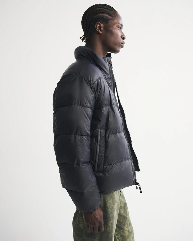 A&F AirCloud Mockneck Puffer