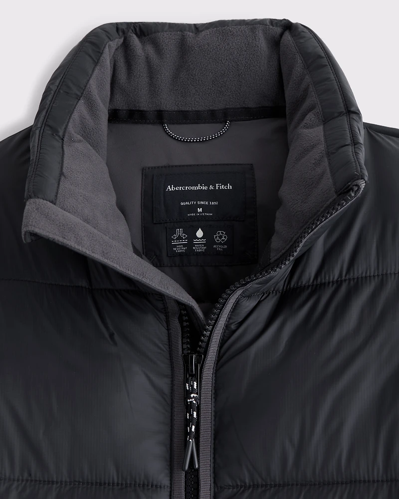 A&F AirCloud Mockneck Puffer