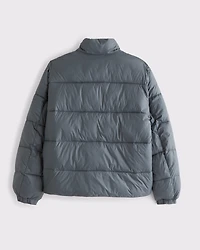 A&F AirCloud Mockneck Puffer