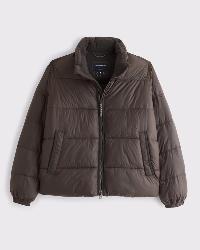 A&F AirCloud Mockneck Puffer