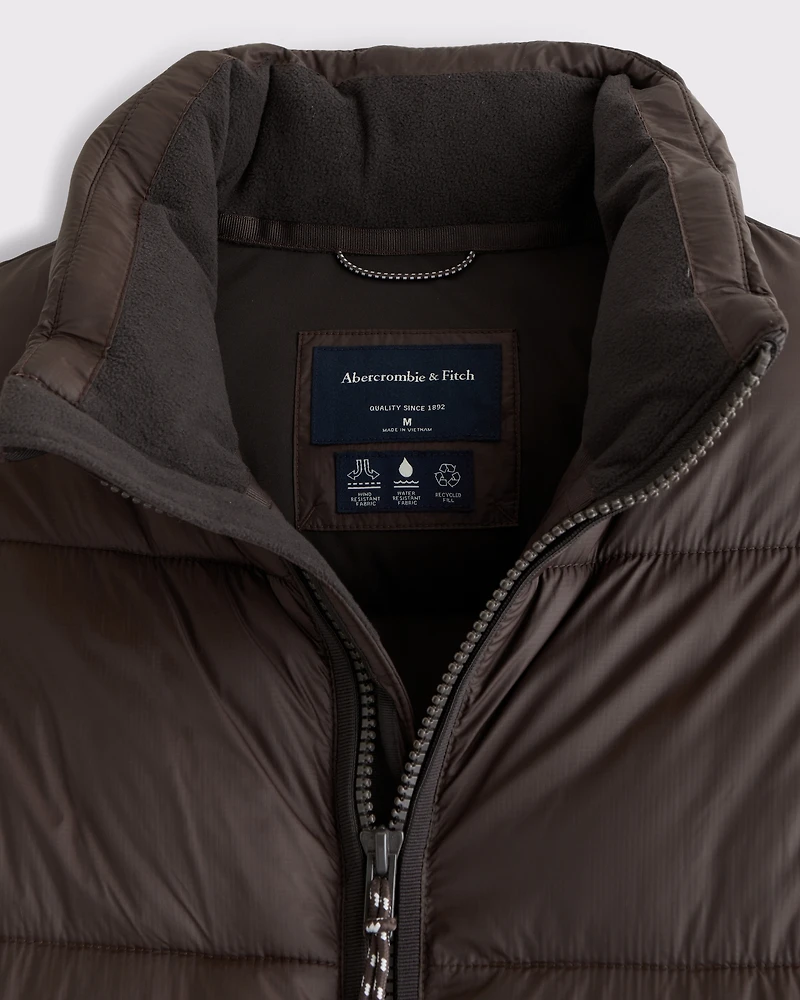 A&F AirCloud Mockneck Puffer