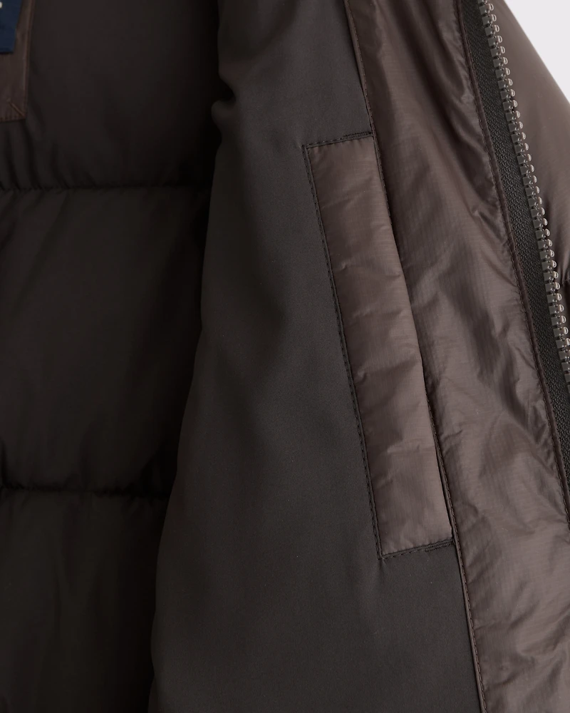A&F AirCloud Mockneck Puffer