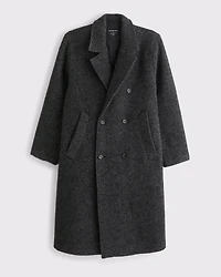 Wool-Blend Double-Breasted Coat