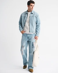Easy Denim Zip Jacket