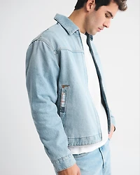 Easy Denim Zip Jacket