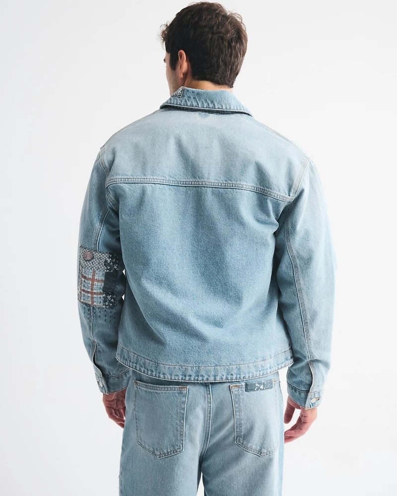 Easy Denim Zip Jacket