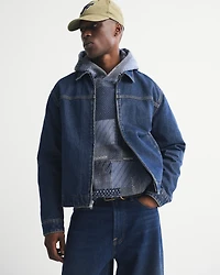 Denim Easy Zip Jacket