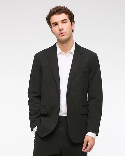 The A&F Collins Tailored Classic Seersucker Blazer