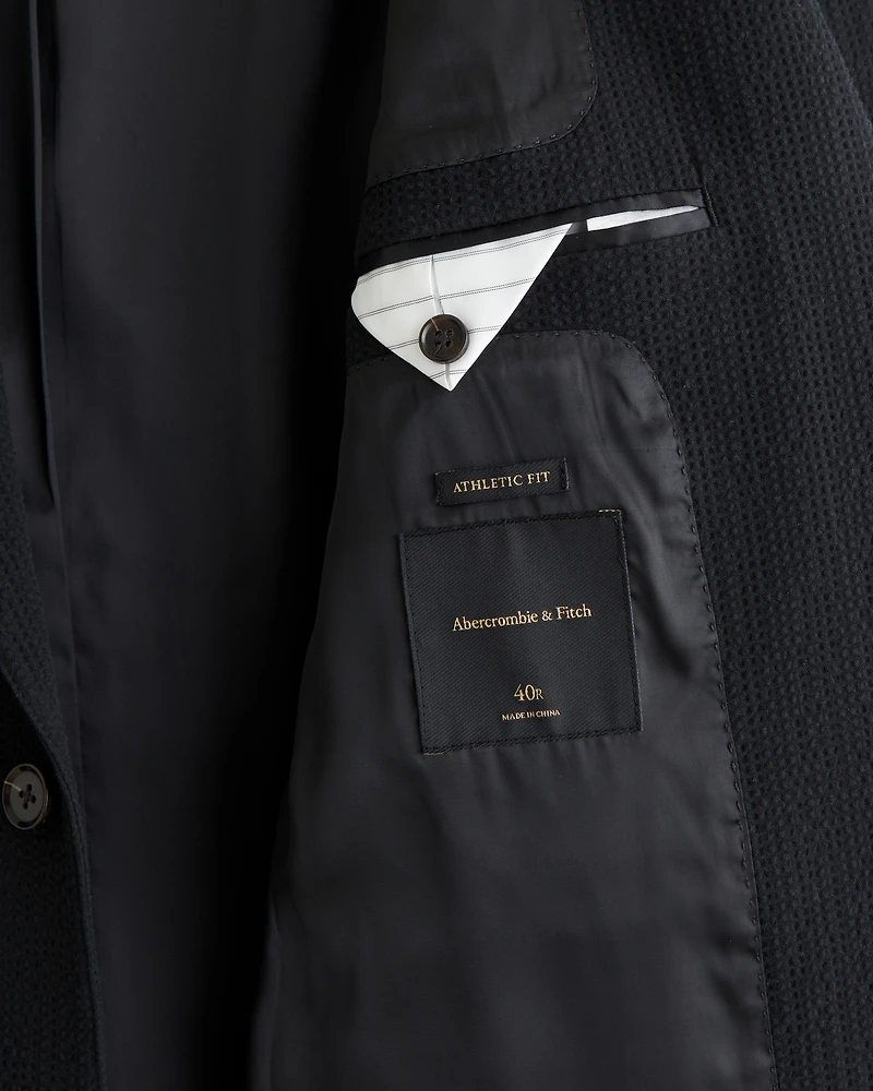 The A&F Collins Athletic Fit Seersucker Blazer