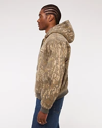 Hooded Workwear Bomber Jacket