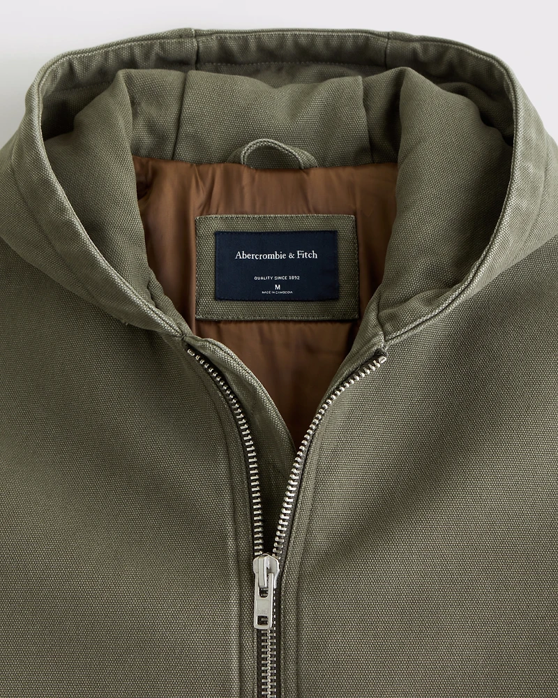 Hooded Trucker Jacket