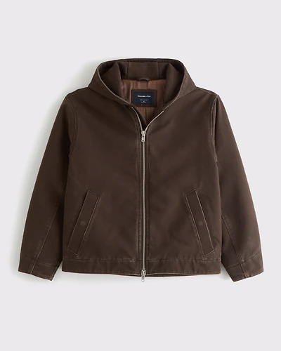 Hooded Trucker Jacket