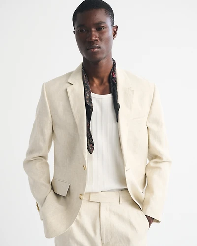 The A&F Collins Slim 100% Linen Blazer