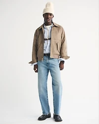 Vegan Suede Bomber Jacket