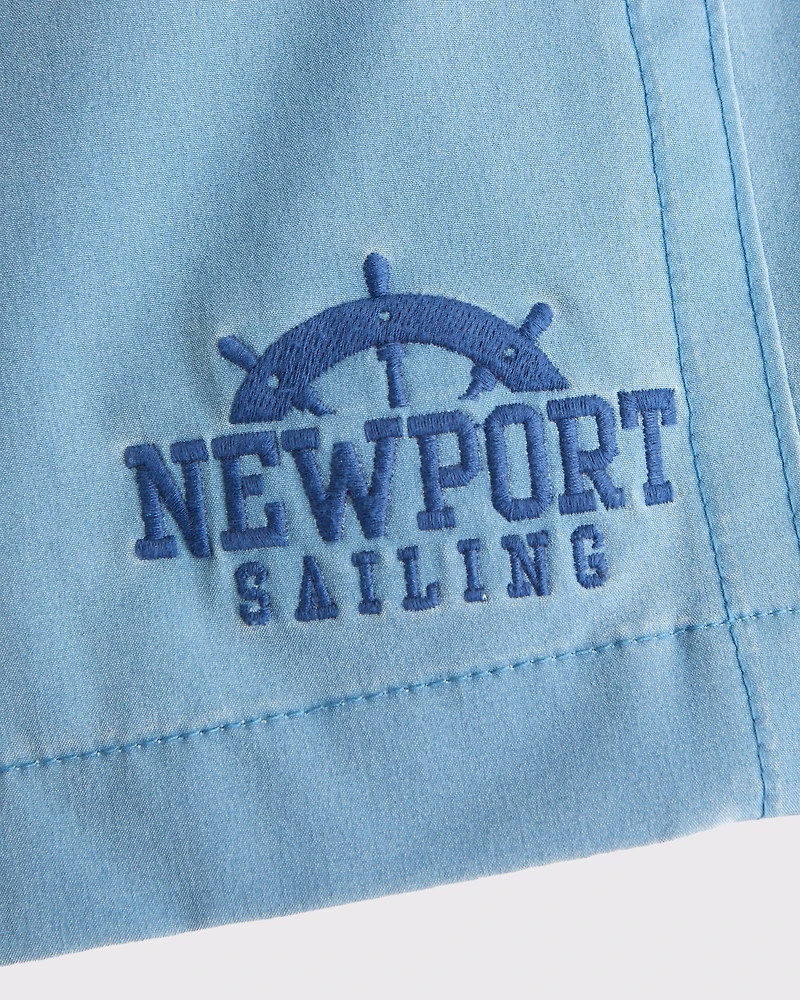 Pull-On Lined Swim Short