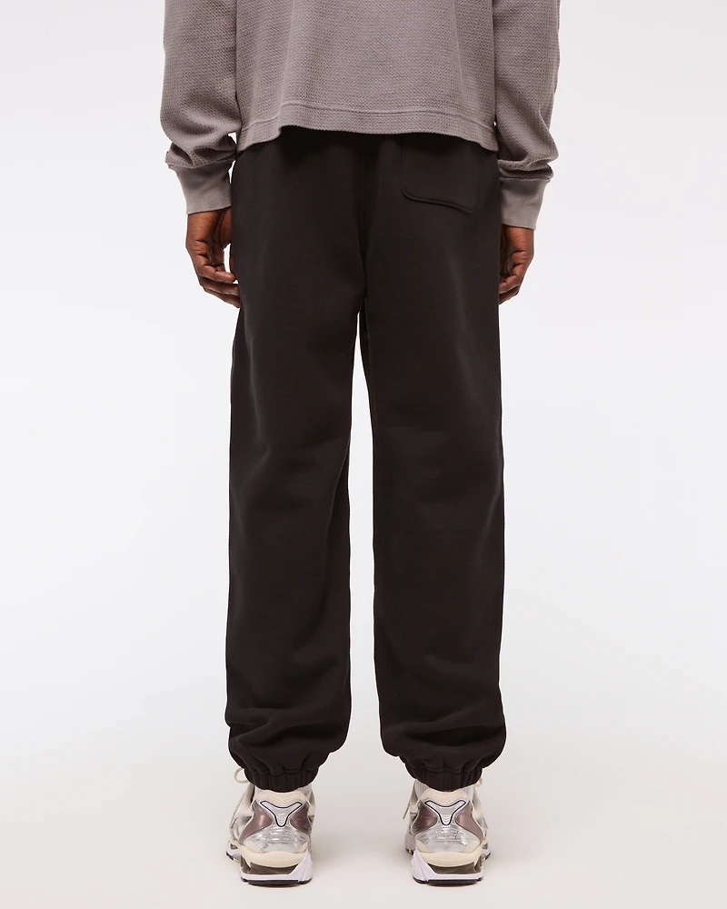 Micro-Logo Baggy Cinched Sweatpant