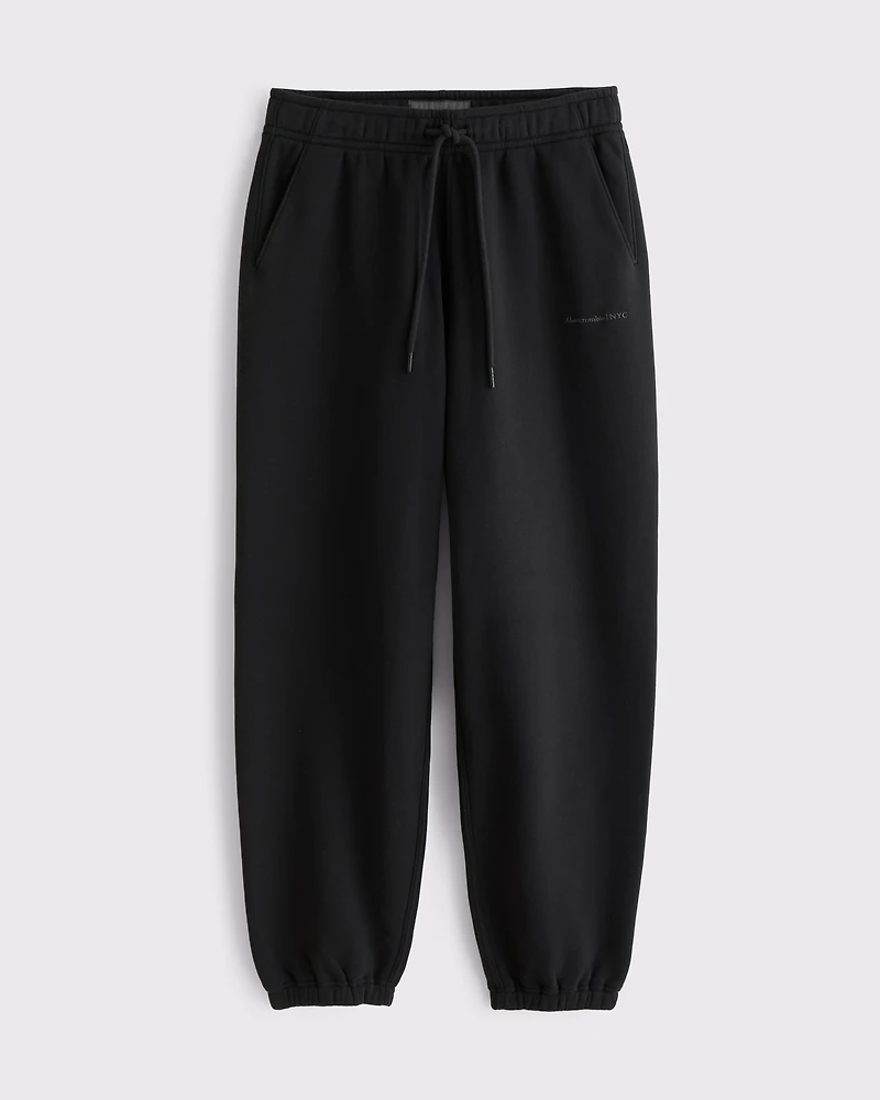 Micro-Logo Baggy Cinched Sweatpant