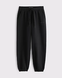 Micro-Logo Baggy Cinched Sweatpant