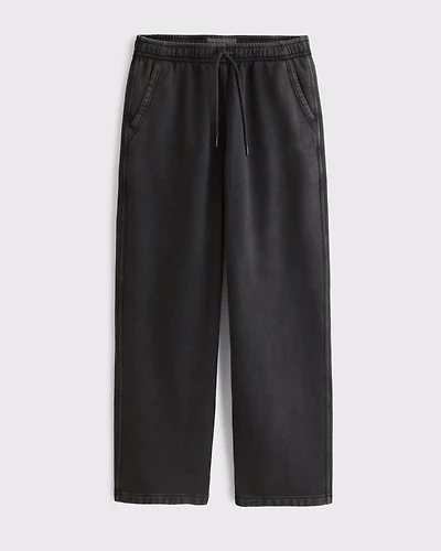 Essential Straight Open-Hem Sweatpant