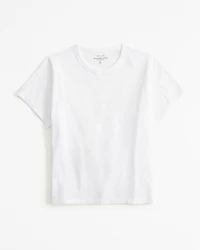 Essential Polished Body-Skimming Tee