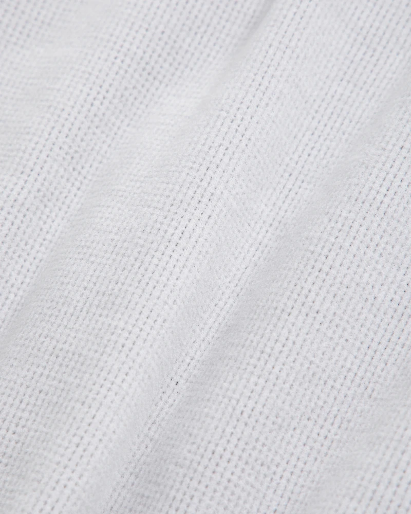 Long-Sleeve Oversized Lounge Waffle Tee