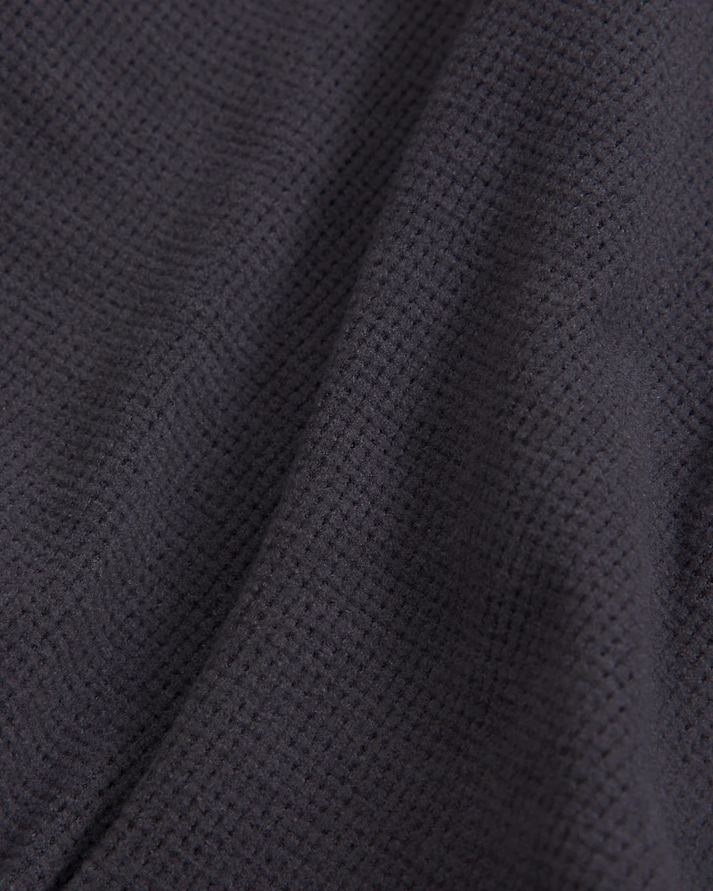 Long-Sleeve Oversized Lounge Waffle Tee