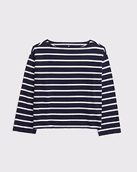 Long-Sleeve Heavyweight Jersey Slash Tee