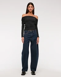Asymmetrical Foldover Top