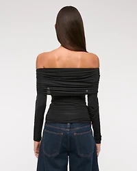 Asymmetrical Foldover Top