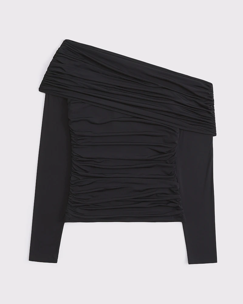 Asymmetrical Foldover Top