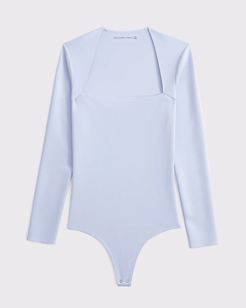 The A&F Ava Long-Sleeve Sculpt Matte Bodysuit