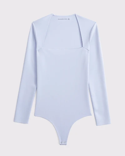The A&F Ava Long-Sleeve Sculpt Matte Bodysuit