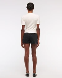 Half-Sleeve Henley Top