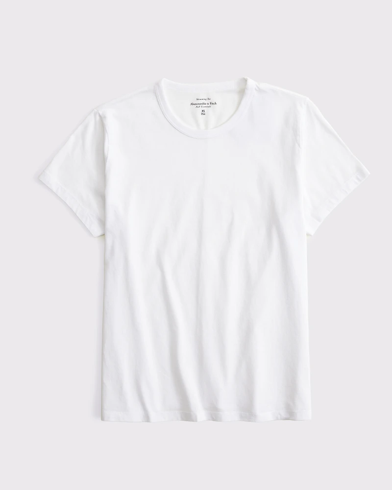 Essential Polished Body-Skimming Tuckable Tee