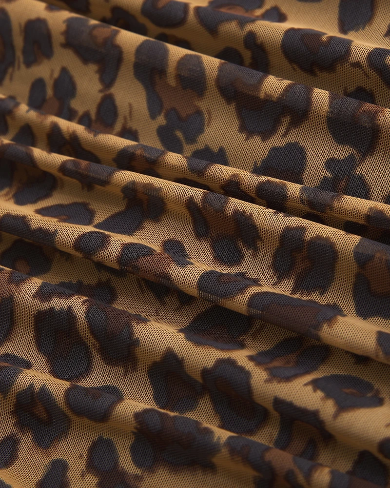 The A&F Ava Long-Sleeve Mesh Top