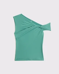 Soft Matte Seamless Asymmetrical Twist Top