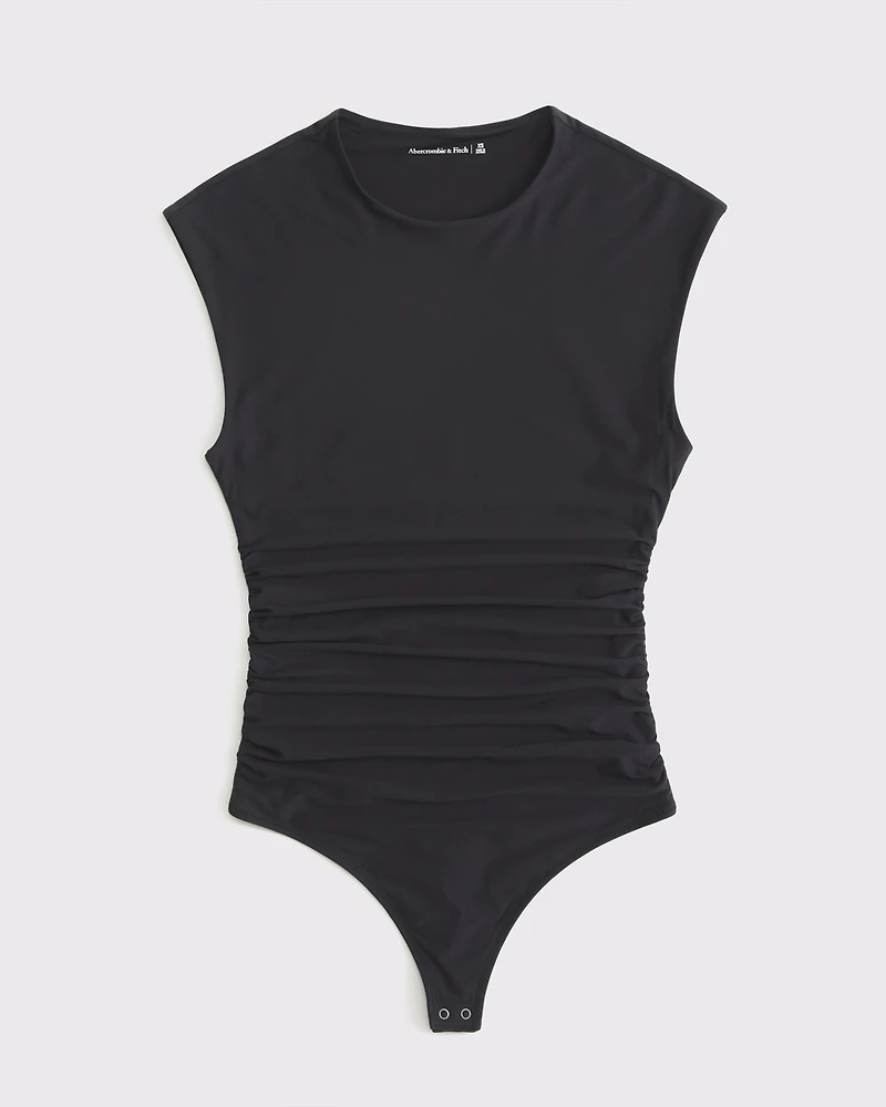 Soft Matte Seamless Ruched Bodysuit