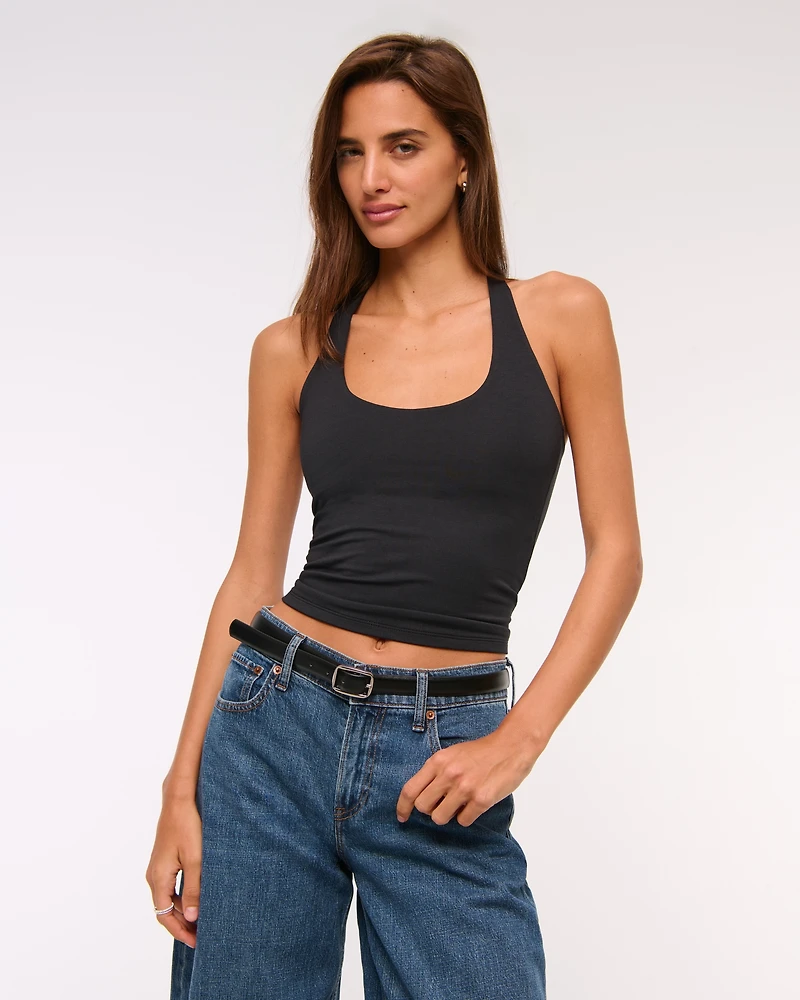 Bra-Free Racerback Scoopneck Tank