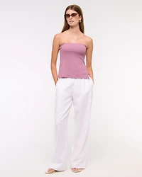 Side-Button Tube Top