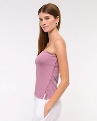 Side-Button Tube Top